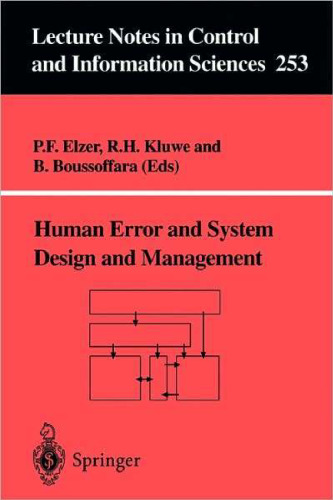 Human error and system design and management