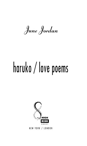 Haruko/Love Poems