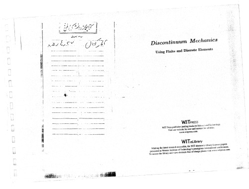 Discontinuum Mechanics : Using Finite and Discrete Elements