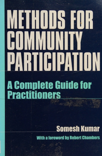 Methods for Community Participation: A Complete Guide for Practitioners