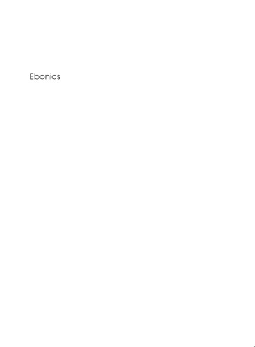 Ebonics: The Urban Education Debate (New Perspectives on Language and Education)