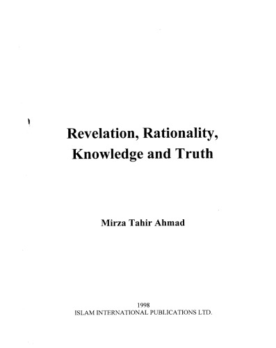 Revelation, Rationality Knowledge and Truth