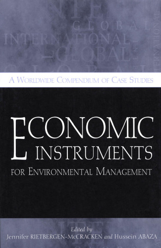 Economic Instruments for Environmental Management: A Worldwide Compendium of Case Studies