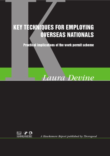 KEY TECH EMPLOY OVERSEAS NATIONAL (Hawksmere Report)