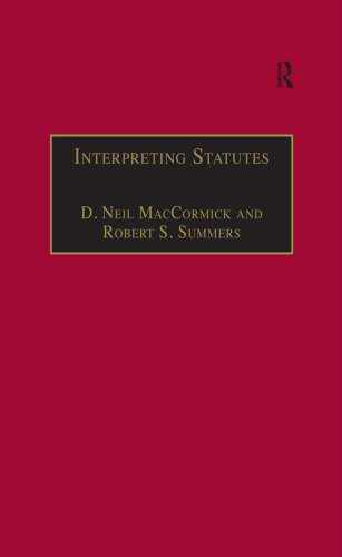 Interpreting Statutes: A Comparative Study