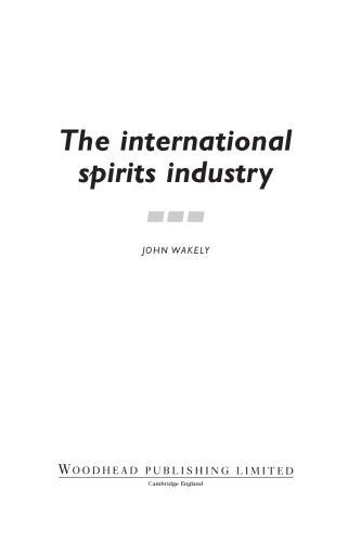 The International Spirits Industry (International Trade)