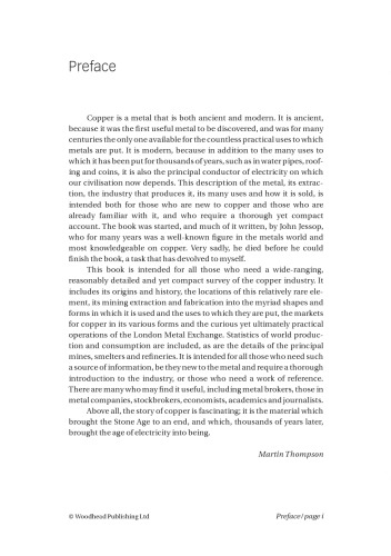 The international copper industry