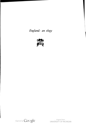England: An Elegy