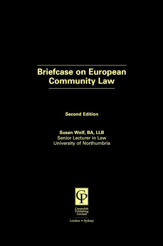 European Community Law (Briefcase)