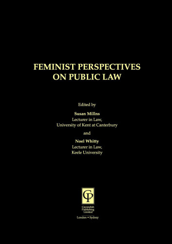 Feminist Perspectives on Public Law (Feminist Perspectives)
