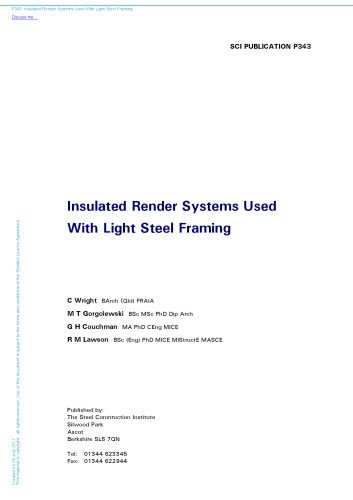 Insulated render systems used with light steel framing