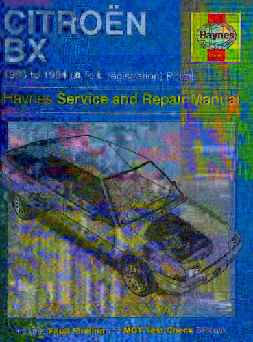 Haynes Citroen BX 1983 to 1994 Service and Repair Manual