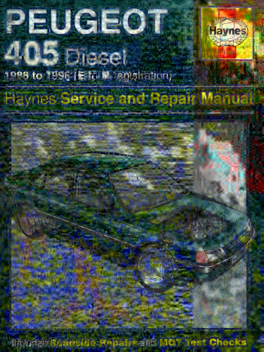 Haynes Peugeot 405 Diesel 1988 to 1996 Service and Repair Manual