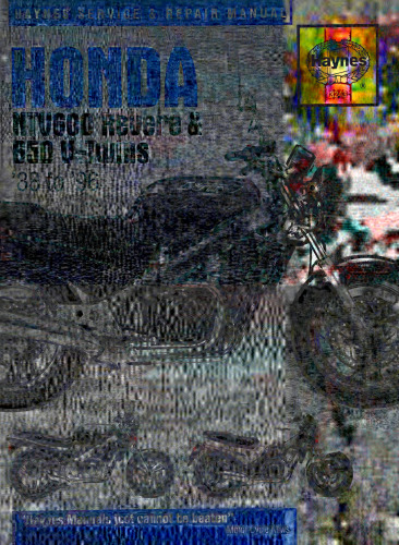 Haynes Honda NTV600 & 650 V-Twins Service and Repair Manual