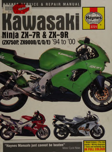 Haynes Kawasaki Ninja ZX-7R and ZX-9R Service and Repair Manual