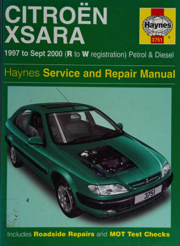 Haynes Citroen Xsara Service and Repair Manual
