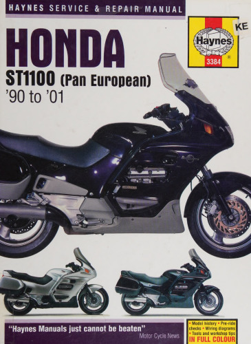 Haynes Honda ST1100 V-Fours 1990 to 2001 Service and Repair Manual