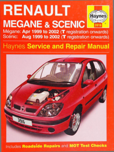 Renault Megane and Scenic (99-02) Service and Repair Manual