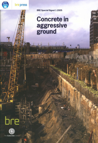 Concrete in Aggressive Ground:3rd edition