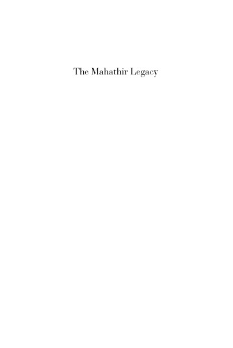 The Mahathir Legacy: A Nation Divided, a Region at Risk