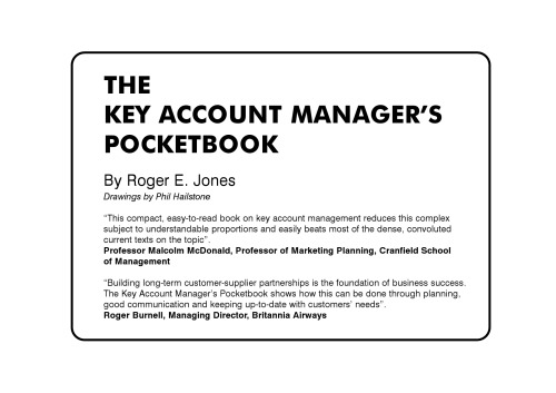 The Key Account Manager's Pocketbook