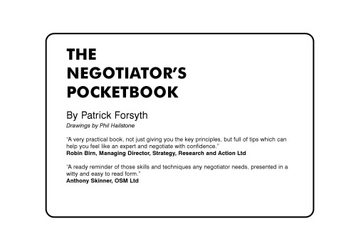 Negotiator's (The Pocketbook)