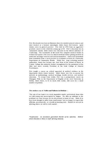 FOLLIES AND FALLACIES IN MEDICINE