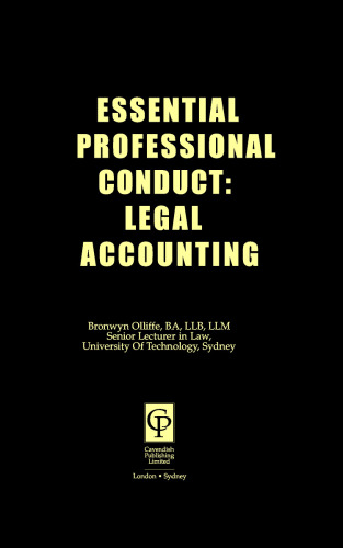 Essential Professional Conduct: Accountancy for Lawyers (Essential Professional Conduct)