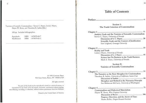 Varieties of Scientific Contextualism