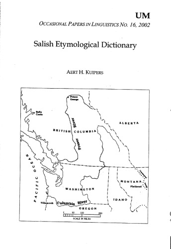 Salish Etymological Dictionary