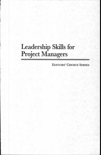 Leadership Skills for Project Managers
