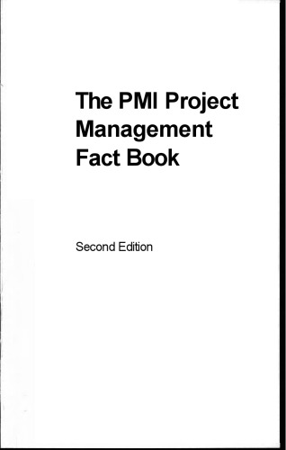 The PMI Project Management Fact Book, Second Edition