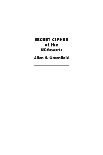 Secret Cipher of the Ufonauts