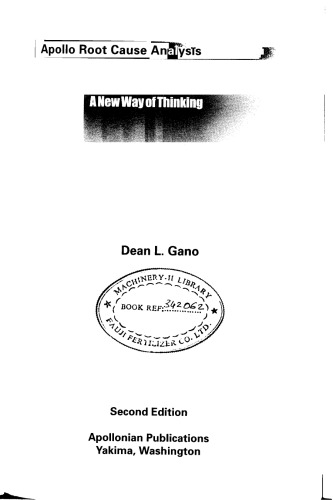 Apollo Root Cause Analysis: A New Way of Thinking