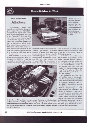 High Performance Honda Builders Handbook