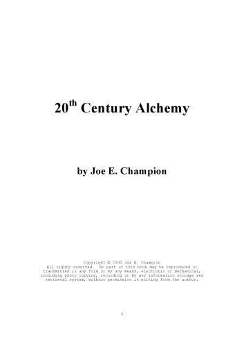 Twentieth Century Alchemy: How to Synthetically Produce Precious Metals