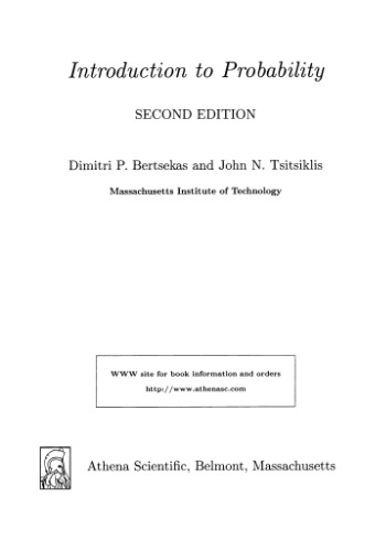 Introduction to Probability, 2nd Edition