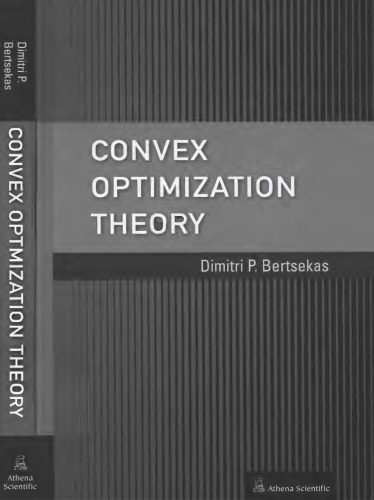 Convex Optimization Theory