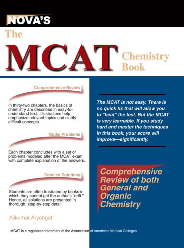 The MCAT Chemistry Book