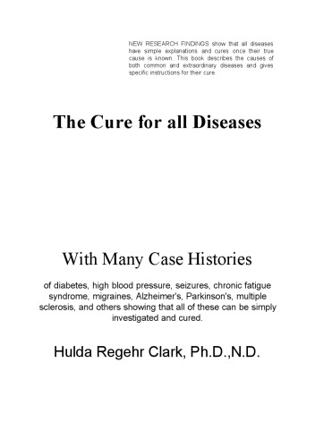 The Cure For All Diseases