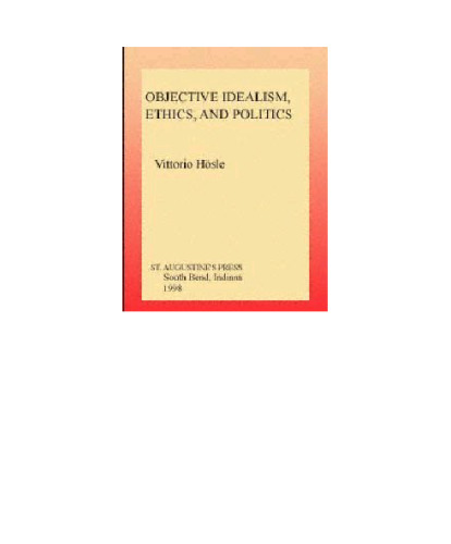 Objective Idealism Ethics Politics