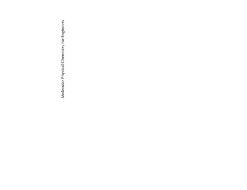 Molecular Physical Chemistry for Engineers