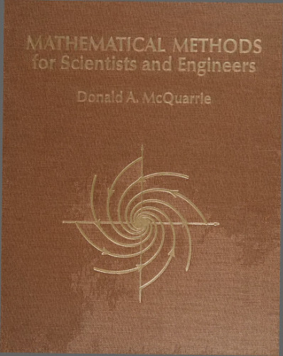 Mathematical Methods for Scientists and Engineers