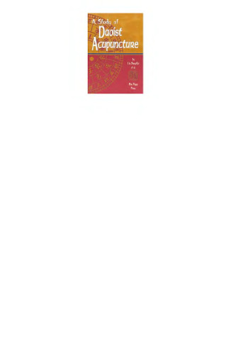 A Study of Daoist Acupuncture & Moxibustion