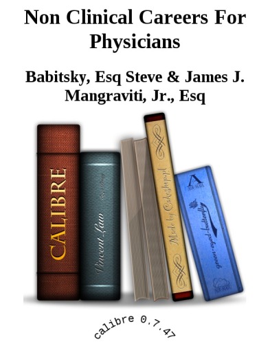 Non-Clinical Careers for Physicians