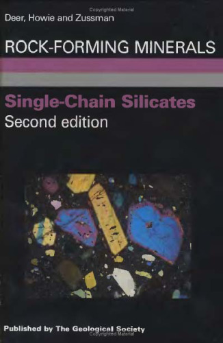 Rock-forming minerals, Volume 2,Deel 1