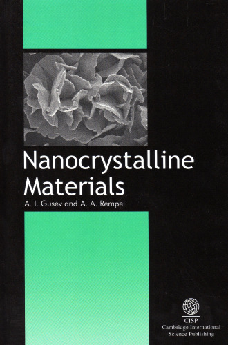 Nanocrystalline Materials