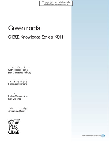 Green roofs