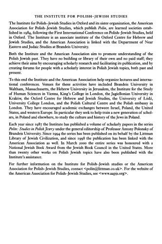 Social and Cultural Boundaries in Pre-Modern Poland