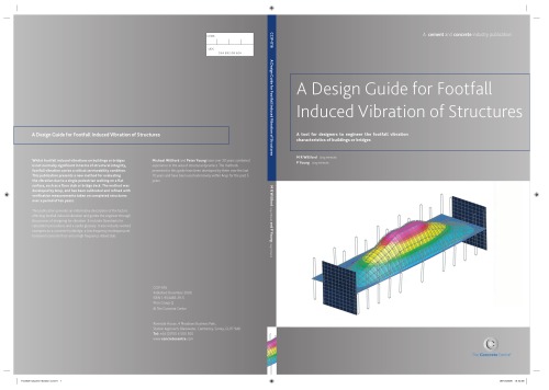 A Design Guide for Footfall Induced Vibration of Structures